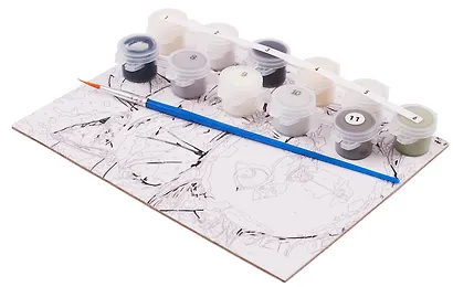 Набор для творчества. Картина по номерам "Коты. Ты моя любовь" - фото 4