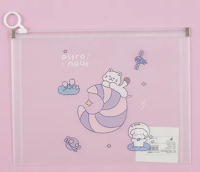 Папка на молнии А5  "Астронавт" ассорти - фото 8