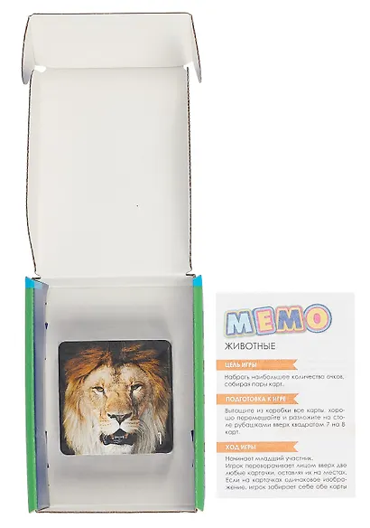 Развивающая игра. Мемо. Животные - фото 3