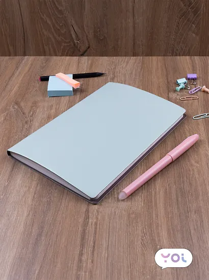 Книга для записей А5 80л нелин. "Mint" PU, Yoi - фото 6