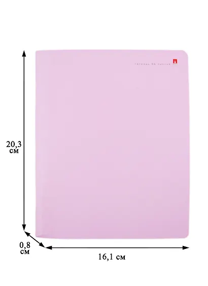 Тетрадь в клетку Альт, Zefir Сolors, 96 листов, в ассортименте - фото 2