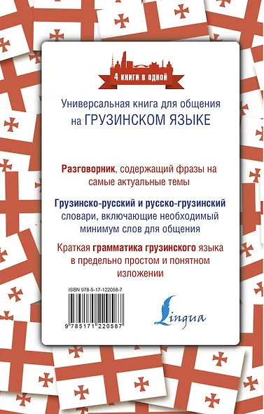 Грузинский язык. 4 книги в одной: разговорник, грузинско-русский словарь, русско-грузинский словарь, грамматика - фото 2
