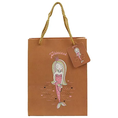 Пакет А5 23*18*10 "Mermaid and unicorn" дет., бум.мат.ламинат (в ассортименте) - фото 2