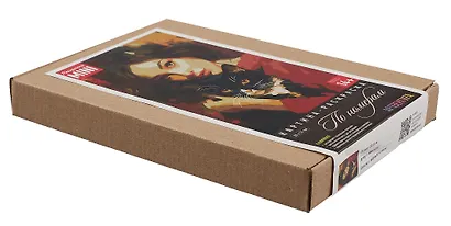 Картина-раскраска по номерам Mini "Девушка с любимым котиком" (20х14 см) - фото 3