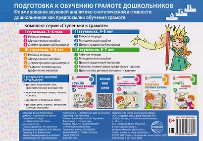 Подготовка к обучению грамоте детей 4-5 лет. Демонстрационный материал к рабочей тетради «Я узнаю звуки и буквы» - фото 2
