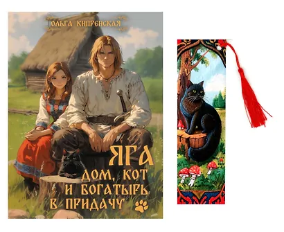 Яга. Дом, кот и богатырь в придачу + закладка - фото 1
