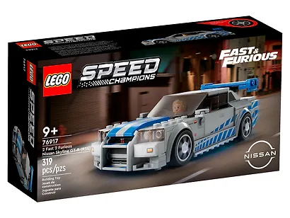 76917 Конструктор детский LEGO Speed Champions Автомобиль Skyline GT-R (R34), 319 деталей, возраст 9+ - фото 2