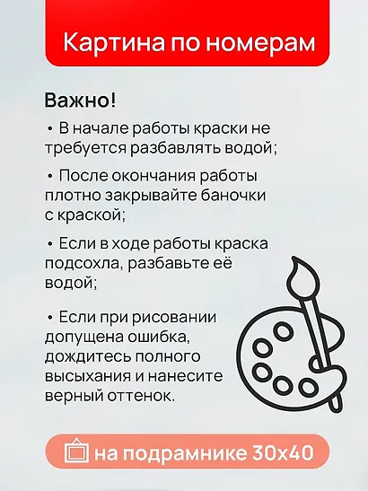 Картина-раскраска по номерам «Навстречу мечте», 30 х 40 см, 24 цвета, Рыжий Кот - фото 6