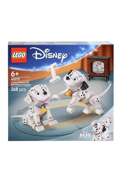 LEGO Disney: 101 далматинец щенки Лаки и Пенни, 268 деталей (43271) - фото 1
