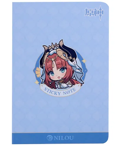 Блоки для записей, 4 штуки "Chibi Expression Nilou" диспенсер-книжка - фото 1