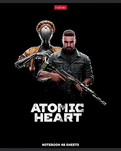 Тетрадь в клетку Hatber, Atomic Heart, 48 листов, в ассортименте - фото 4