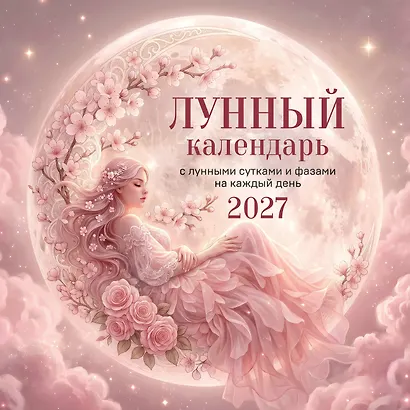 Лунный календарь на 2027 год. Календарь настенный на 2027 год (300х300) - фото 1