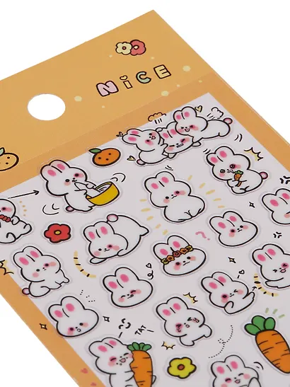 Наклейки Милые Зайки - фото 3
