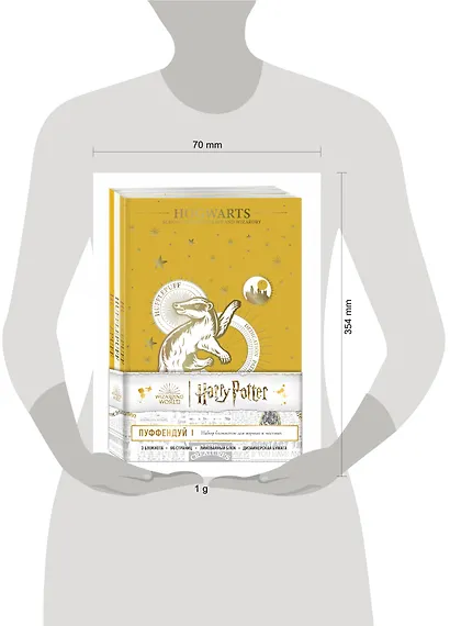 Блокнот А5 3шт "Пуффендуй. Для верных и честных" - фото 3