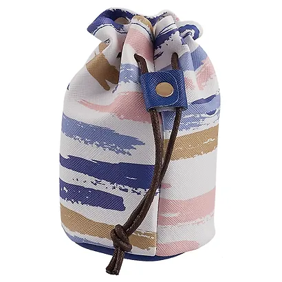 Кошелек-торба Акварельные полоски(PU)(8х13)(ПВХ бокс) - фото 2