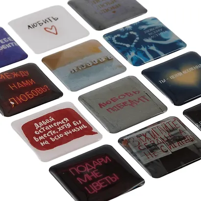 3D стикеры "Надписи" (12шт) - фото 3