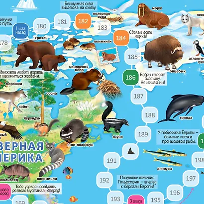 Игра-ходилка с фишками. Животный мир Земли - фото 5