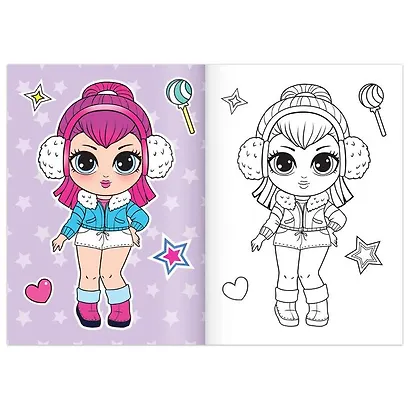 Раскраска "WOW Girls. Модные девчонки" - фото 2