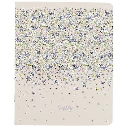 Тетрадь в клетку Academy Style, "Softli (цветочная)", 48 листов, в ассортименте - фото 5