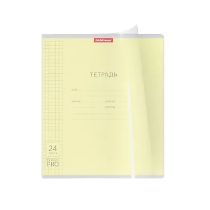 Тетрадь в клетку Erich Krause, CoverPrо, А5, 24 листа, в ассортименте - фото 2