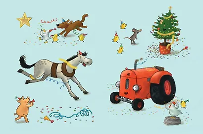 Маленький красный Трактор и новогодняя елка (ил. Ф. Госсенса) - фото 9