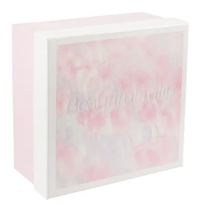 Коробка подарочная "Beautiful tulip" 20*20*9.5, картон - фото 1