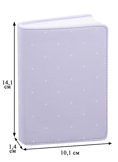 Ежедневник недат. А6 96л Pastel голубой, иск.кожа, интегр.переплет, шелкография, ляссе - фото 2