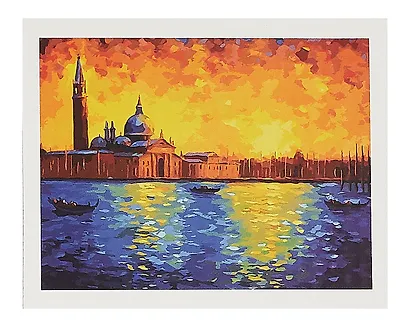 Холст с красками по номерам "Вид на Венецию", 30 х 40 см - фото 1