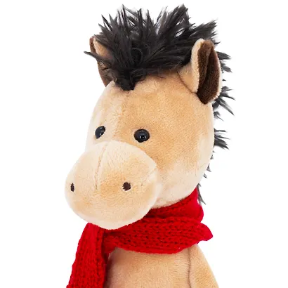 Мягкая игрушка Новый Год 2026 Конёк Санёк (20 см) - фото 4
