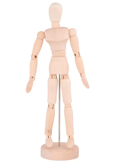 Манекен человека 20см мужской, дерево, Гамма - фото 1