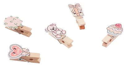 Прищепки декоративные с веревкой Праздник (10шт) - фото 4