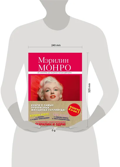 Книги о самых прекрасных женщинах Голливуда: Мэрилин Монро. Одри Хепберн (комплект из 2-х книг) - фото 3