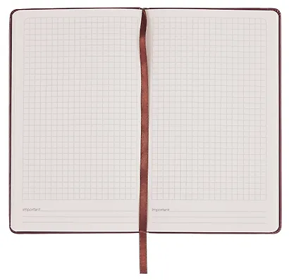 Книга для записей А5- 70л кл. "Universal" коричневая, инт.переплет, Schiller - фото 3