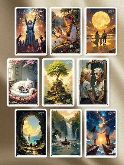 Проводники мудрости. Метафорические карты (38 карт и руководство в коробке) - фото 8