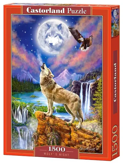 Пазл Castorland Волчья ночь, 1500 деталей C-151806 - фото 1