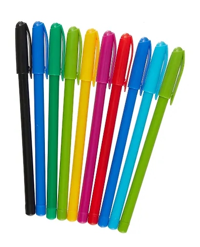 Набор шариковых ручек синих, Rainbow, GoodMark, 10 штук - фото 8
