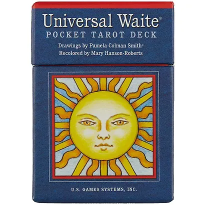 Таро Аввалон, Universal Waite pocket tarot deck (78 карт) (коробка) - фото 2