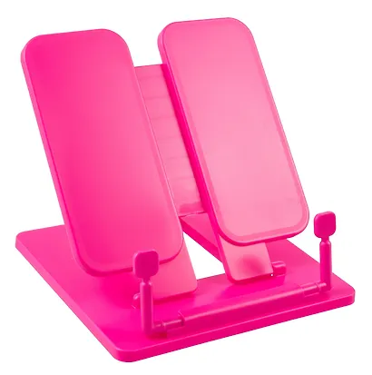 Подставка для книг пластик, розовая, GoodMark - фото 1