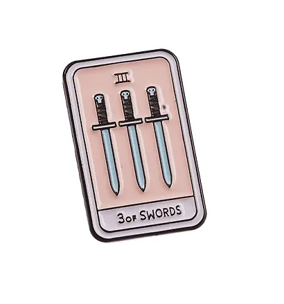 Значок эмалированный Таро Мечи (1186571) - фото 3