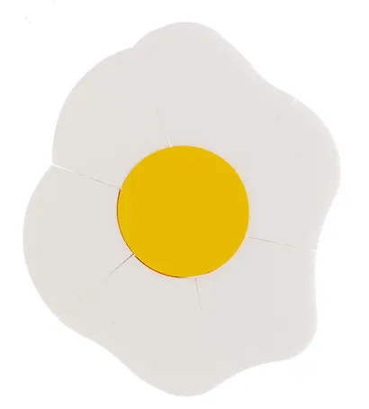 Спонж-конструктор для макияжа Яичница (9х7) (Lafilaf) - фото 3