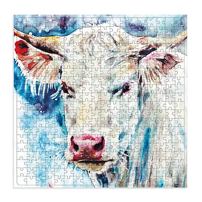 Пазл 360 эл. Год Быка. Портрет белого быка - фото 2