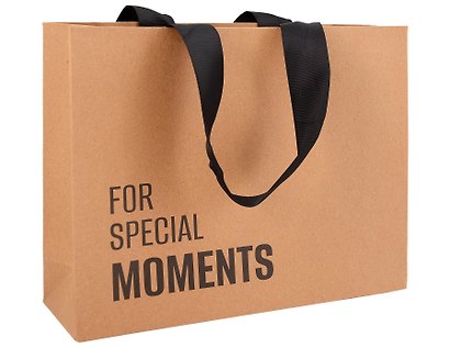 Пакет А5 21*27,5*8 "For special moments" крафт, горизонт., нейтр. - фото 1