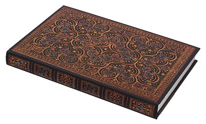 Книга для записей "Antiqua. Синий" А5, 128 л. в линейку, цв. внутрен. блок - фото 2