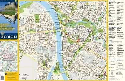 Псков. Автодорожная и туристическая карта - фото 3