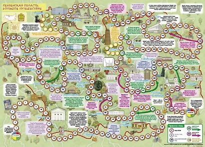 Пензенская область. Большое путешествие. Настольная игра - фото 2