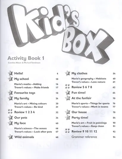 Kids Box. British English. Activity Book 1 with Online Resources. Updated Second Edition - фото 2