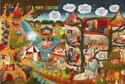 Ночная книга. Кто где спит? Виммельбух - фото 3