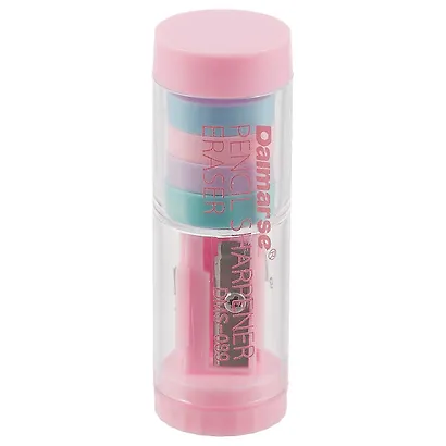 Набор Yoi, Pastel, точилка и ластик «Таблетница», в ассортименте - фото 3