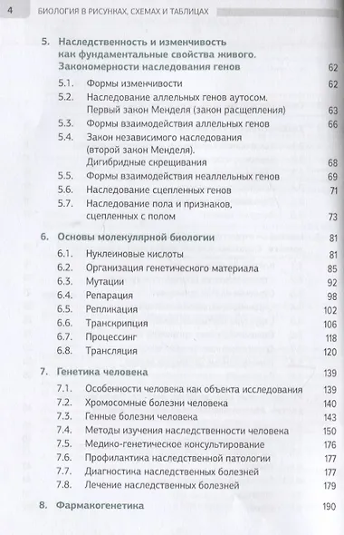Биология в рисунках, схемах и таблицах: Учебное пособие - фото 3