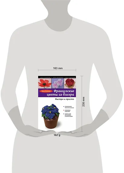 Французские цветы из бисера - фото 3